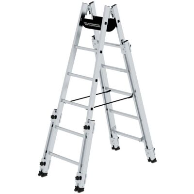 MUNK Aluminium Stehleiter 2x6 schmale Sprossen - Leiter MUNK Aluminium Stehleiter 2x6 schmale Sprossen - Leiter