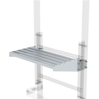 Munk Günzburger Steigtechnik - Aluminium Ausstiegstritt - 520x520mm - 300mm Spaltmaß - Gebäudezugang Munk Günzburger Steigtechnik - Aluminium Ausstiegstritt - 520x520mm - 300mm Spaltmaß - Gebäudezugang