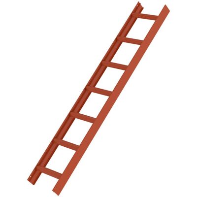 Munk Günzburger Steigtechnik - Dachleiter 7 Sprossen, Aluminium, B 330mm, L 1960mm - Dachleiter Munk Günzburger Steigtechnik - Dachleiter 7 Sprossen, Aluminium, B 330mm, L 1960mm - Dachleiter