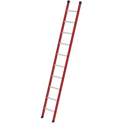 MUNK Günzburger Steigtechnik - Anlegeleiter 10 Sprossen - GFK/Alu - 3050mm MUNK Günzburger Steigtechnik - Anlegeleiter 10 Sprossen - GFK/Alu - 3050mm