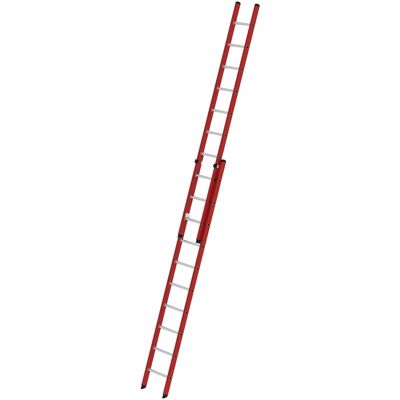 MUNK Günzburger Steigtechnik GFK Leiter - 2x10 Sprossen, 3000mm ausgefahren, 5000mm eingefahren MUNK Günzburger Steigtechnik GFK Leiter - 2x10 Sprossen, 3000mm ausgefahren, 5000mm eingefahren