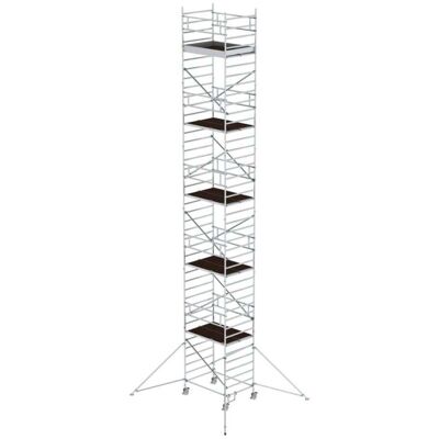MUNK Rollgerüst 1,35 x 1,80 m mit Ausleger und Doppel-Plattform, Plattformhöhe 11,35 m (167136) MUNK Rollgerüst 1,35 x 1,80 m mit Ausleger und Doppel-Plattform, Plattformhöhe 11,35 m (167136)