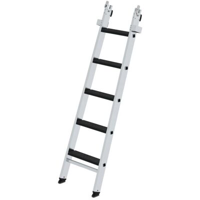 Munk Günzburger Steigtechnik MUNK Stufen-Glasreinigerleiter mit nivello-Traverse clip-step R13, 5-stufiges Mittelteil Munk Günzburger Steigtechnik MUNK Stufen-Glasreinigerleiter mit nivello-Traverse clip-step R13, 5-stufiges Mittelteil