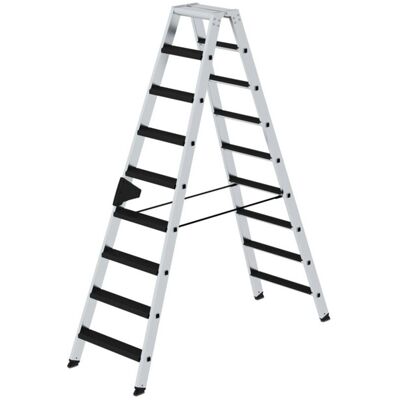 Günzburger Steigtechnik 2x9 Stufen Aluminium Stehleiter - Stepladder Günzburger Steigtechnik 2x9 Stufen Aluminium Stehleiter - Stepladder