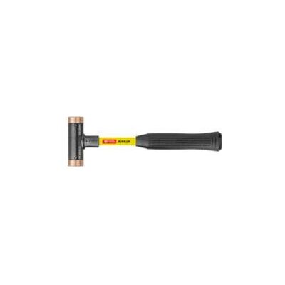 Packard Bell Swiss Tools Rückschlagfreier Hammer, mit Kupfer-Einsätzen, Superglas-Stiel, 24 mm (308.24 CU) Packard Bell Swiss Tools Rückschlagfreier Hammer, mit Kupfer-Einsätzen, Superglas-Stiel, 24 mm (308.24 CU)