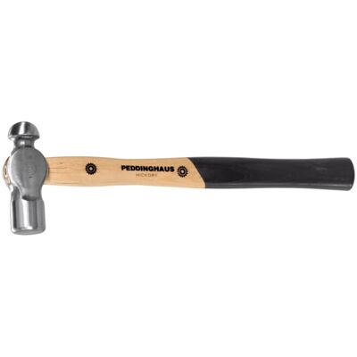 Peddinghaus Hammer - Ingenieurhammer mit Hickorystiel - Runde Bahn und Kugelkopf - 450 g Peddinghaus Hammer - Ingenieurhammer mit Hickorystiel - Runde Bahn und Kugelkopf - 450 g