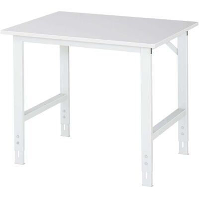 RAU Werkbank mit ESD-Arbeitsplatte - Höhenverstellbar, 1000x800mm RAU Werkbank mit ESD-Arbeitsplatte - Höhenverstellbar, 1000x800mm