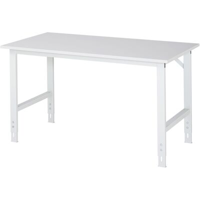RAU Hellgraue ESD-Arbeitsplatte - 1500x800mm, Höhe 800-850mm - Arbeitstisch RAU Hellgraue ESD-Arbeitsplatte - 1500x800mm, Höhe 800-850mm - Arbeitstisch