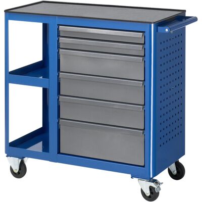 Rau Rollwerkbank Metall-Top mit 6 Schubladen 2 Ablagefächer (02-6010-MT.510999) Rau Rollwerkbank Metall-Top mit 6 Schubladen 2 Ablagefächer (02-6010-MT.510999)