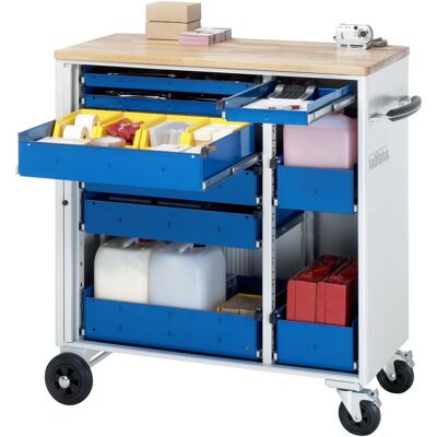 Rau Werkzeugwagen mit 6 Schubladen Buche BxTxH 1025x520x1080mm (02-10850B.11) Rau Werkzeugwagen mit 6 Schubladen Buche BxTxH 1025x520x1080mm (02-10850B.11)