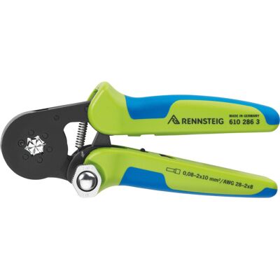 Rennsteig Crimpzange für Aderendhülsen, für Leiterquerschnitt: 16mm2, 610 286 3) Rennsteig Crimpzange für Aderendhülsen, für Leiterquerschnitt: 16mm2, 610 286 3)