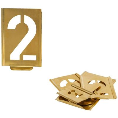 Signierschablonensatz 327 Zahlen 0-9 Schrift-H.100mm Spezialblech KUKKO (327-100-Z) Signierschablonensatz 327 Zahlen 0-9 Schrift-H.100mm Spezialblech KUKKO (327-100-Z)