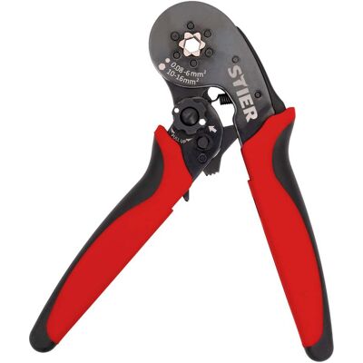 STIER Crimpzange für Aderendhülsen Sechskant-Pressung 16 mm² (906456) STIER Crimpzange für Aderendhülsen Sechskant-Pressung 16 mm² (906456)