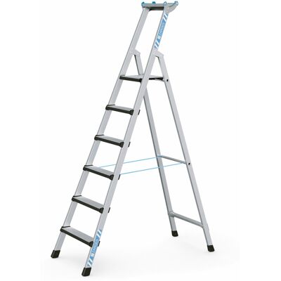 ZARGES Comfortstep S - LM-Stufen-Stehleiter 6 Stufen (41424) ZARGES Comfortstep S - LM-Stufen-Stehleiter 6 Stufen (41424)