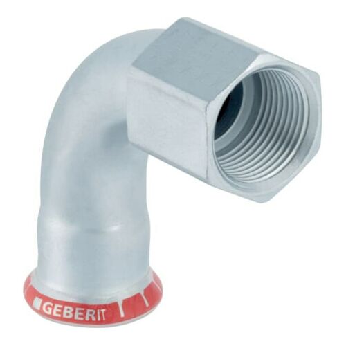 Geberit Übergangsbogen Mapress C-Stahl d 15xRp 3/8, 90G, m IG, außen verzinkt (20552)