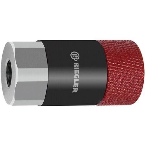 Riegler Dreh-Sicherheitskupplung NW 11, ISO 6150 C, Stahl, G 3/8 IG (426.02-DREH)