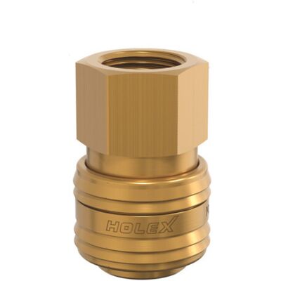 HOLEX Schnellkupplung mit Innengewinde, Anschluss-Innengewinde: 1/4 Zoll (080171 1/4) HOLEX Schnellkupplung mit Innengewinde, Anschluss-Innengewinde: 1/4 Zoll (080171 1/4)