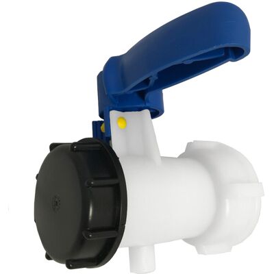 MCC Millennium - IBC Kugelhahn - Blue handle - IBC valve MCC Millennium - IBC Kugelhahn - Blue handle - IBC valve