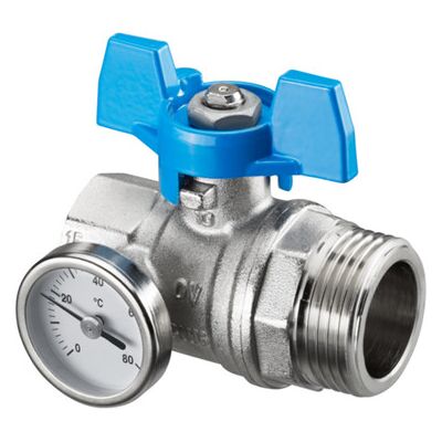 NO NAME - TOURN. ESFERA - Blau - DN20 3/4 Fx1 M - Valve NO NAME - TOURN. ESFERA - Blau - DN20 3/4 Fx1 M - Valve