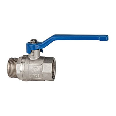 Riegler Kugelhahn »valve line«, Handhebel blau, MS vern., IG/AG, G 3/8 (335.03-E) Riegler Kugelhahn »valve line«, Handhebel blau, MS vern., IG/AG, G 3/8 (335.03-E)