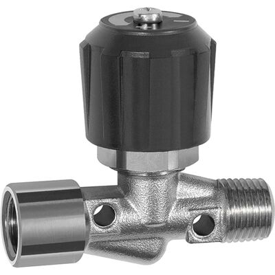 Riegler Nadelventil, Messing vernickelt, IG/AG, Rp/R 1/4, DN 4 (212.40-N) Riegler Nadelventil, Messing vernickelt, IG/AG, Rp/R 1/4, DN 4 (212.40-N)