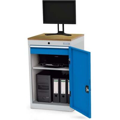 Bedrunka+Hirth Computerschrank stationär Tiefe 500 mm Schublade Fachboden (04.530.02oRA) Bedrunka+Hirth Computerschrank stationär Tiefe 500 mm Schublade Fachboden (04.530.02oRA)