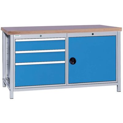 Bedrunka+Hirth Kastenwerkbank, 1x Tür 600 mm und 3 Schubladen (03.15.17VA) Bedrunka+Hirth Kastenwerkbank, 1x Tür 600 mm und 3 Schubladen (03.15.17VA)