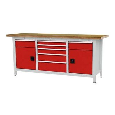 Bedrunka+Hirth Kastenwerkbank Tiefe 600mm R 18-16 und R 24-16 Schubladen 7 Flügeltüren 2 (03T520H60575) Bedrunka+Hirth Kastenwerkbank Tiefe 600mm R 18-16 und R 24-16 Schubladen 7 Flügeltüren 2 (03T520H60575)