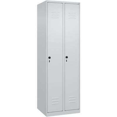 C+P Spind Classic PLUS - 2 Fächer, Hellgrau - Schrank C+P Spind Classic PLUS - 2 Fächer, Hellgrau - Schrank