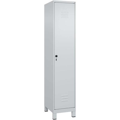 C+P Spind Classic PLUS, Füße, 1 Abteil, 1950x400x500mm, 7035/7035 Verschluss Sicherheits-Drehriegel 4 Garderobenhaken ; C + P Möbelsysteme (080010-12 S10009) C+P Spind Classic PLUS, Füße, 1 Abteil, 1950x400x500mm, 7035/7035 Verschluss Sicherheits-Drehriegel 4 Garderobenhaken ; C + P Möbelsysteme (080010-12 S10009)