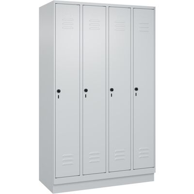 CP Lichtgrau Schrank mit 4 Fächern 120cm Breit - Schrank CP Lichtgrau Schrank mit 4 Fächern 120cm Breit - Schrank