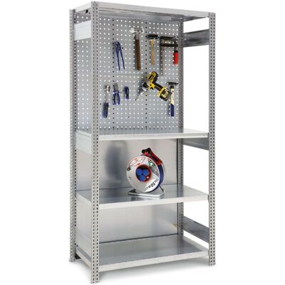Regalwerk BERT-Werkstatt-Regal Grundfeld HxBxT 2000x1005x500 mm Stecksystem verzinkt (B3-80415-50) Regalwerk BERT-Werkstatt-Regal Grundfeld HxBxT 2000x1005x500 mm Stecksystem verzinkt (B3-80415-50)