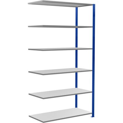 Schulte Anbauregal Steckregal MULTIplus150 2500 x 1300 x 600 mm 6 Fachböden Kreuzstrebe RAL 5010 enzianblau/verzinkt ; Schulte Lagertechnik (12766-130-B) Schulte Anbauregal Steckregal MULTIplus150 2500 x 1300 x 600 mm 6 Fachböden Kreuzstrebe RAL 5010 enzianblau/verzinkt ; Schulte Lagertechnik (12766-130-B)