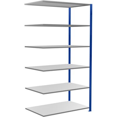 Schulte Anbauregal Steckregal MULTIplus150 2500 x 1300 x 800 mm 6 Fachböden Kreuzstrebe RAL 5010 enzianblau/verzinkt ; Schulte Lagertechnik (12786-130-B) Schulte Anbauregal Steckregal MULTIplus150 2500 x 1300 x 800 mm 6 Fachböden Kreuzstrebe RAL 5010 enzianblau/verzinkt ; Schulte Lagertechnik (12786-130-B)