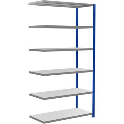 Schulte Anbauregal Steckregal MULTIplus250 2500 x 1300 x 600 mm 6 Fachböden Kreuzstrebe RAL 5010 enzianblau/verzinkt ; Schulte Lagertechnik (12966-130-B) Schulte Anbauregal Steckregal MULTIplus250 2500 x 1300 x 600 mm 6 Fachböden Kreuzstrebe RAL 5010 enzianblau/verzinkt ; Schulte Lagertechnik (12966-130-B)