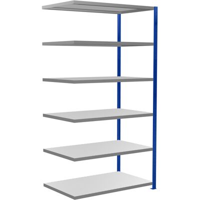 Schulte Anbauregal Steckregal MULTIplus250 2500 x 1300 x 800 mm 6 Fachböden Kreuzstrebe RAL 5010 enzianblau/verzinkt ; Schulte Lagertechnik (12986-130-B) Schulte Anbauregal Steckregal MULTIplus250 2500 x 1300 x 800 mm 6 Fachböden Kreuzstrebe RAL 5010 enzianblau/verzinkt ; Schulte Lagertechnik (12986-130-B)