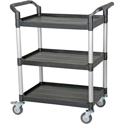 STIER Servierwagen mit 3 Etagen LxBxH 860x480x980 mm (903107) STIER Servierwagen mit 3 Etagen LxBxH 860x480x980 mm (903107)
