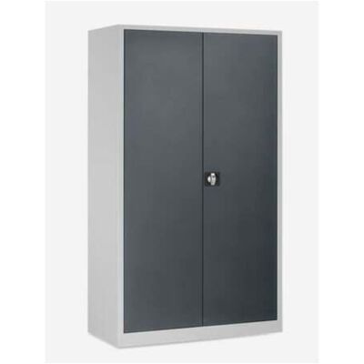 STIER Universalschrank 1950 x 1200 x 420mm mit 4 Fachböden lichtgrau anthrazitgrau verschweißt (907642) STIER Universalschrank 1950 x 1200 x 420mm mit 4 Fachböden lichtgrau anthrazitgrau verschweißt (907642)