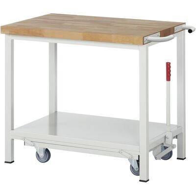 Rau. - Absenkbare Werkbank Modell 8000 - Buche - 40 mm - Workbench Rau. - Absenkbare Werkbank Modell 8000 - Buche - 40 mm - Workbench