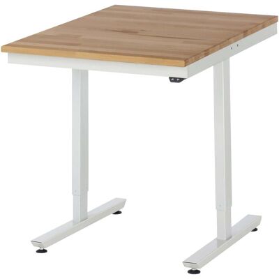 RAU Höhenverstellbarer Arbeitstisch - Elektrisch, Buche, 720-1120mm - Arbeitsplatz RAU Höhenverstellbarer Arbeitstisch - Elektrisch, Buche, 720-1120mm - Arbeitsplatz
