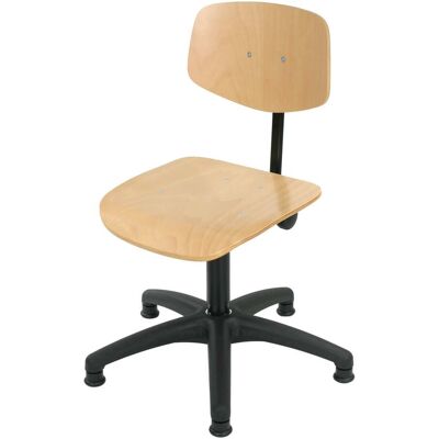 STIER Arbeitsstuhl mit Gleitern Sitzhöhe 420-610 mm Buche natur (904698) STIER Arbeitsstuhl mit Gleitern Sitzhöhe 420-610 mm Buche natur (904698)