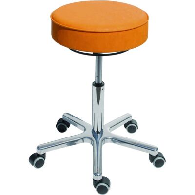 STIER Drehhocker mit Rollen Sitzhöhe 540-720mm Kunstleder gepolstert Gelb (904909) STIER Drehhocker mit Rollen Sitzhöhe 540-720mm Kunstleder gepolstert Gelb (904909)