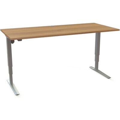 STIER Elektrisch höhenverstellbarer Schreibtisch 501-43 180 x 80cm Nussbaum (907773) STIER Elektrisch höhenverstellbarer Schreibtisch 501-43 180 x 80cm Nussbaum (907773)