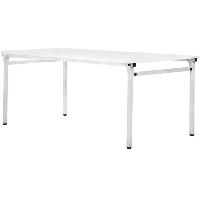 STIER Klapptisch 1800x800x720mm Gestell lichtgrau, Platte weiß (904426) STIER Klapptisch 1800x800x720mm Gestell lichtgrau, Platte weiß (904426)