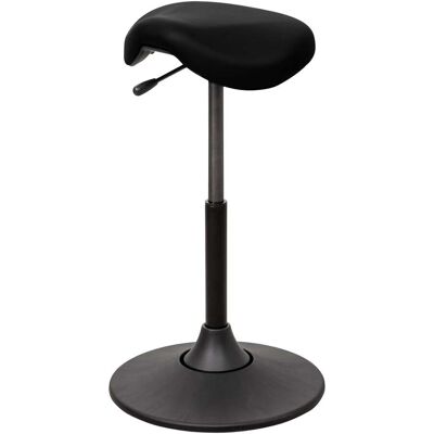 STIER Multibeweglicher Hocker mit Sattelsitz schwarz Sitzhöhe 510-700 mm (905715) STIER Multibeweglicher Hocker mit Sattelsitz schwarz Sitzhöhe 510-700 mm (905715)