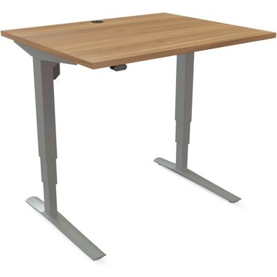 STIER Steh-Tisch 501-43 elektrisch höhenverstellbar 100 x 80cm Nussbaum mel. 65-125cm (907760) STIER Steh-Tisch 501-43 elektrisch höhenverstellbar 100 x 80cm Nussbaum mel. 65-125cm (907760)