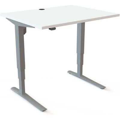 STIER Steh-Tisch 501-43 elektrisch höhenverstellbar 100 x 80cm Weiß melaminbeschichtet 65-125cm (907761) STIER Steh-Tisch 501-43 elektrisch höhenverstellbar 100 x 80cm Weiß melaminbeschichtet 65-125cm (907761)