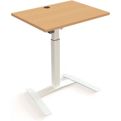 STIER Steh-Tisch 501-9 elektrisch höhenverstellbar 80 x 60cm Buche Weiß mel. 72-120cm (907779) STIER Steh-Tisch 501-9 elektrisch höhenverstellbar 80 x 60cm Buche Weiß mel. 72-120cm (907779)