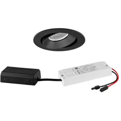 Brumberg LED-Einbaustrahler-Set - DALI dimmbar - Schwarz - Einbauleuchte Brumberg LED-Einbaustrahler-Set - DALI dimmbar - Schwarz - Einbauleuchte
