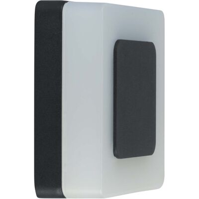 Brumberg LED-Wandanbauleuchte - 9W, Schwarz, IP54, 3000K Brumberg LED-Wandanbauleuchte - 9W, Schwarz, IP54, 3000K